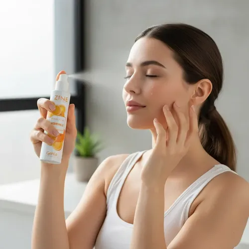 Splash Facial Antioxidante Vitamina C 10% 100ml Zine Todo Tipo De Piel Día/noche