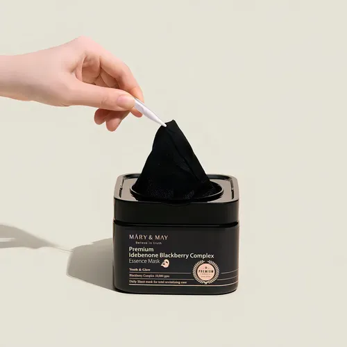 Mary&may Idebenone Blackberry Mascarilla Facial – 20 Piezas Tipo de piel Seca