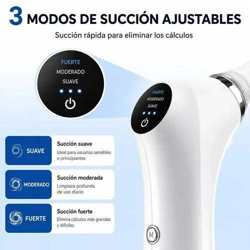 Removedor Aspirador De Caseum calculos Piedras En Las Amígdalas 3 Modos De Intensidad USB Recargable Luz LED Jeringa Espejo 3 Puntas