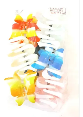 Pack X6 Broches Grandes Hebillas De Pelo