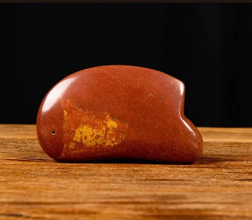 Piedra Gua Sha Roja Masaje Facial Natural Antiage