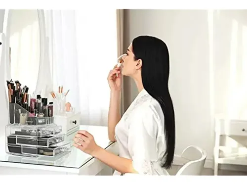 Organizador Acrílico Porta Cosméticos Make Up Maquillaje Of