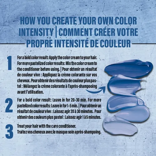Tinte Semi-permanente Got2b Color Remix Azul Euforia 095