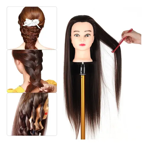Cabeza De Peluca, 30% Cabello Humano