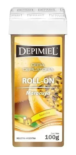 Combo Cera Depilatoria Roll-on Maracuyá Depimiel X 24 Uni