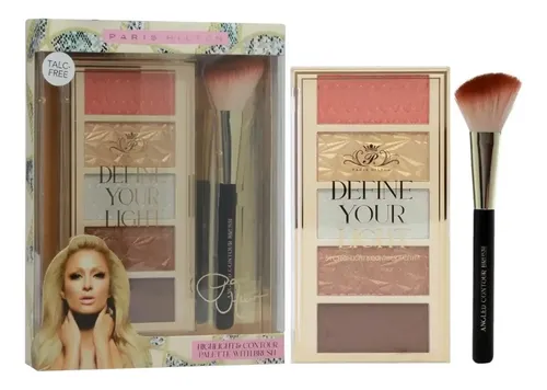 Paleta Sombra De Ojos Rubor Contorno Con Brocha Paris Hilton
