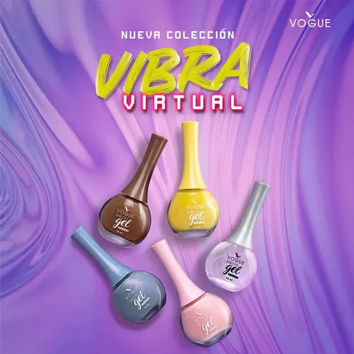 Esmalte Vogue Efecto Gel 3d 14ml Color Avatar