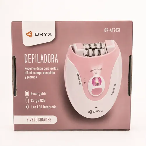 Depiladora Eléctrica Oryx Or-af2031 Inalámbrica Usb Portátil