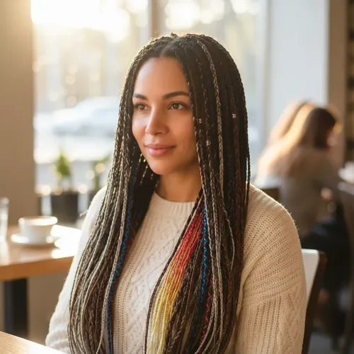 Set X 12 Dreadlocks Boho Trenzas Extension Pelo Moda Verano