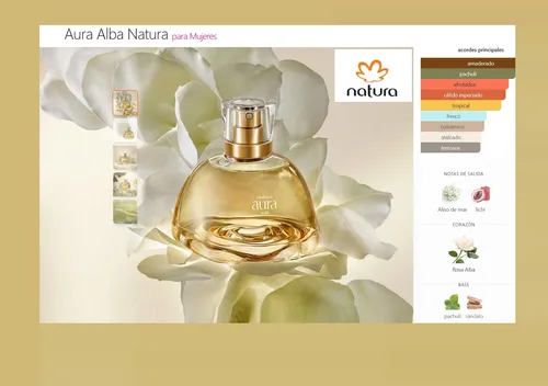 Aura Alba Eau De Parfum Femenino 75ml Natura Vegano