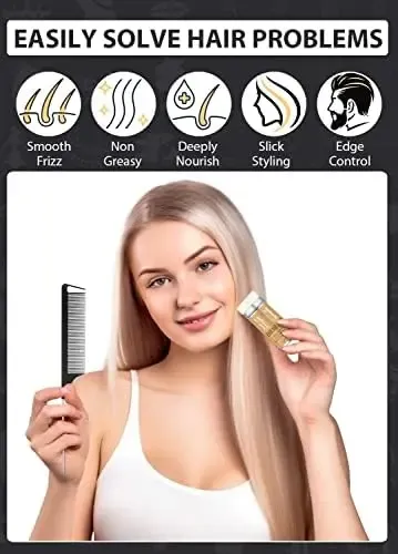 Barra De Cera Samnyte Para Peines De Cabello Y Peinado, 4 Un