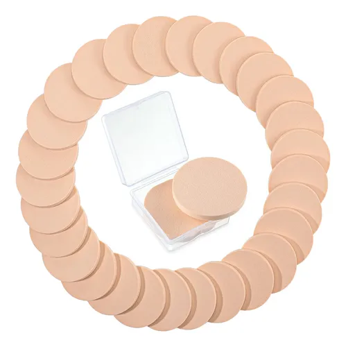Esponjas De Maquillaje Redondas Con Forma De Rótula, 100 Uni