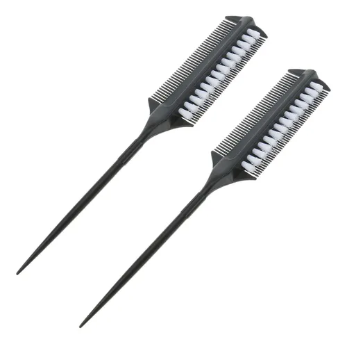 Qi Xcepillo For Teñir El Cabello De Plástico Negro De