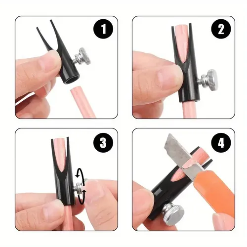 4pcs Eyebrow Pencil Sharpener, Sharpening Tip, Tool Plata-4pcs