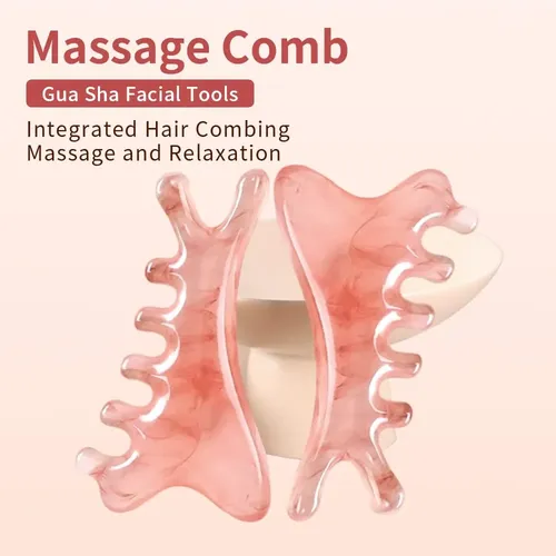 Peine De Masaje Taihi 4 En 1, Herramientas Faciales Gua Sha
