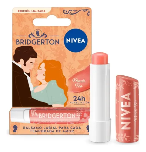 Bálsamo Labial Nivea Peach Tea Edición Bridgerton