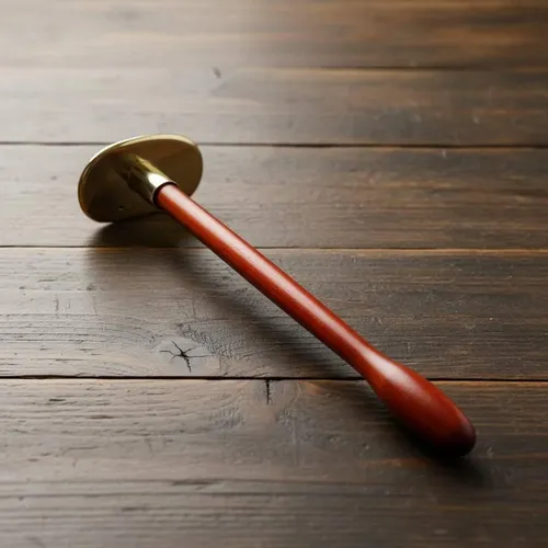Herramienta Gua Sha De Uso Personal Palosanto Latón Largo