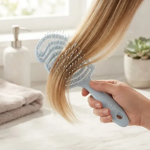Flor Gao Cepillito Peine Para Cabello Antifriz