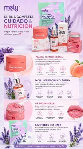 Kit Skicare Mely X5 Desmaquillante Serum Mascarilla Exfolian