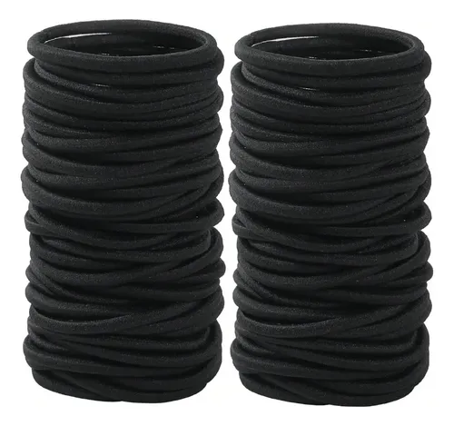 Cintas Negras 02 Para El Pelo, 200 Unidades, Unisex
