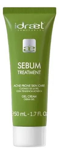 Idraet Crema Gel Acne Piel Grasa Sebum Treatment 50g