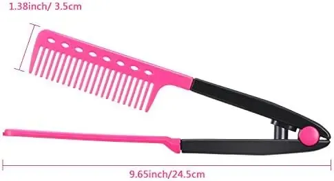 3 Piezas Peine Para El Cabello Cepillo Para El Cabello Para  Rosa Roja, Azul Y Roja.