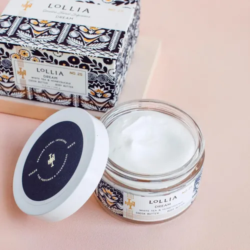 Manteca Corporal Lollia Dream Con Té Blanco Y Madreselva 160