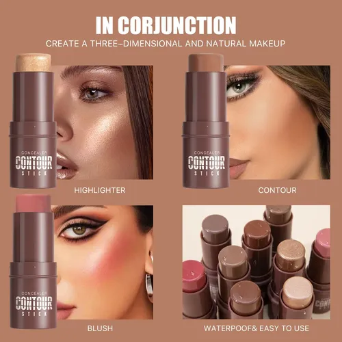 Barra Correctora Rubor Iluminadora Hellokiss, Contorno