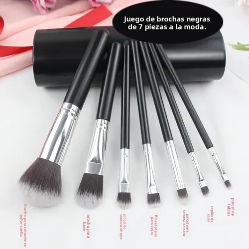 Set De Pinceles De Maquillaje 12/7 Pinceles Para