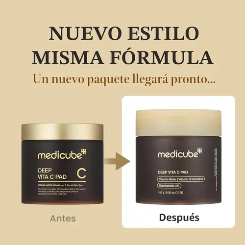 Medicube Toner Pads Deep Vita C Almohadilla Tóner Facial