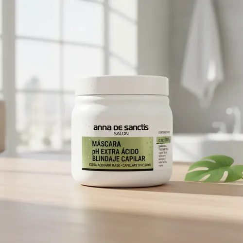 Máscara Blindaje Capilar Ph Extra Ácido Cabello Teñido 500g