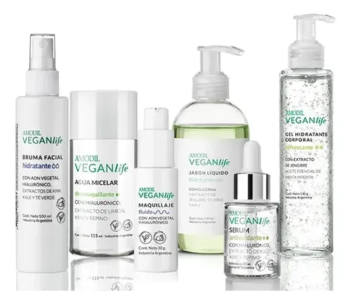 Línea Veganlife Amodil Skincare Vegano Completo