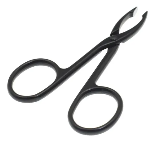Pinzas Para Cejas Metálicas Plateadas Y Negras 2 Unidades