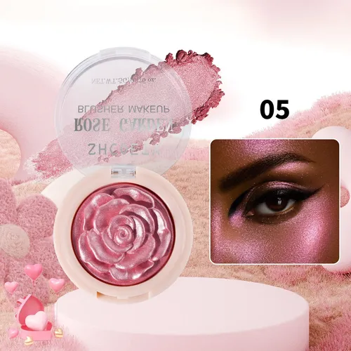 Shcoety Paleta 3d Rubor Iluminador Sombra Nariz Contorno Lar
