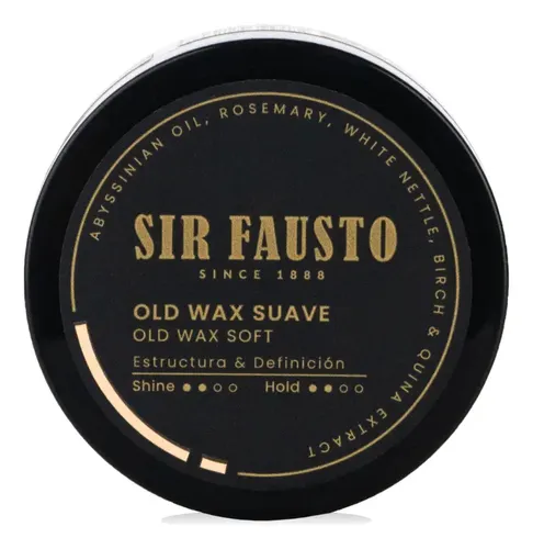 Sir Fausto Barberia Old Wax Pomada Efecto Húmedo Suave 50 Ml