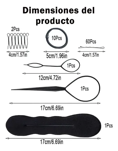 68 Pinzas Para El Cabello Kit De Peinado Con Pinza