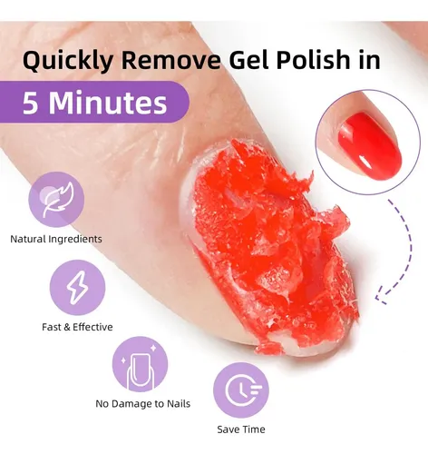 Removedor De Esmalte De Uñas En Gel Jodsone 16.5ml Efectivo