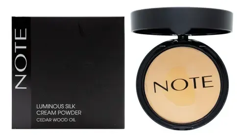 Note Luminous Silk Cream Polvo Vegano Maquillaje Rostro 10gr Color 03 Medium Beige