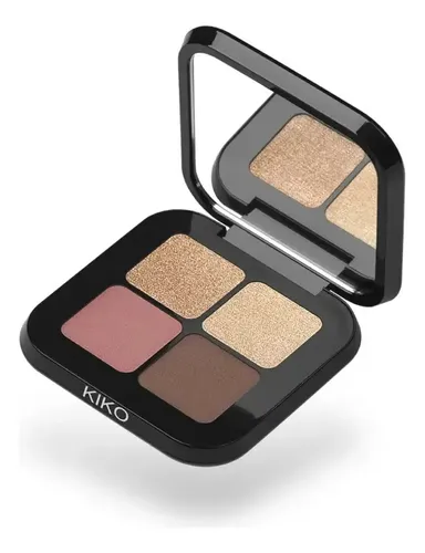 Kiko Milano Sombras Ojos Bright Quartet Eyeshadow Palette Color 02 Rosy Mauve Variations