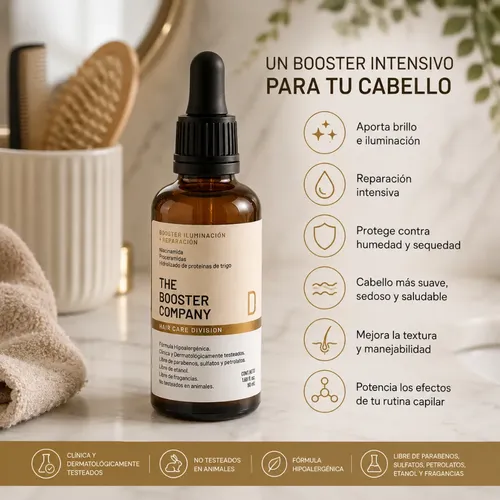 Booster Capilar Iluminación Reparación Serum Niacinamida 50c