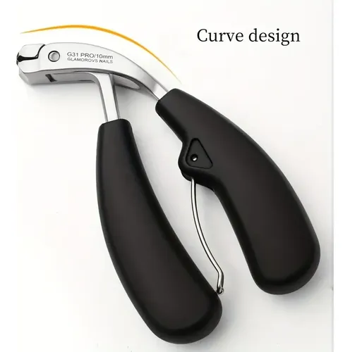 Cortauñas Profesional Con Mango Ergonómico Negro, No