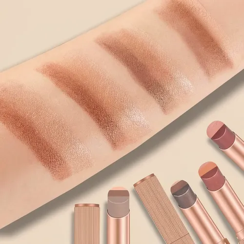 Lápiz De Sombra Kyda 3 En 1 Matte Earth Tone 01