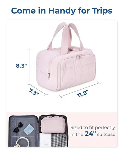Neceser De Viaje Portátil Para Maquillaje Y Cosméticos
