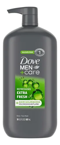 Gel De Baño Men + Care Extra Fresh 24 Horas Para Dove
