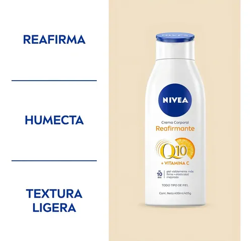 Nivea Body Crema Corporal Reafirmante Q10 400ml