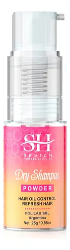 Shampoo Seco En Polvo Sevich 25g Seborregulador Recargable