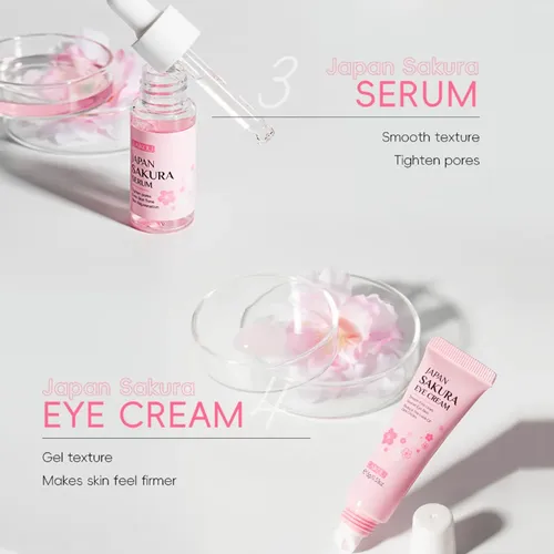 Set 6 Productos Cuidado Facial Japan Sakura Gift