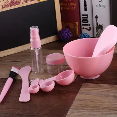 Kit De Herramientas De Maquillaje Facial Con Espátula, 9 Uni