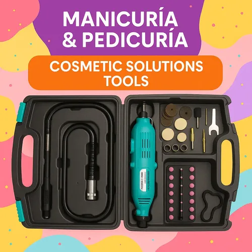 Minitorno Electrico Uñas Mano Pies Manicura Pedicuria Puntas Torno Podologia Profesional Gran Potencia Garantia Oficial