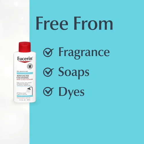 Limpiador Corporal Y Facial Eucerin Advanced 500 Ml